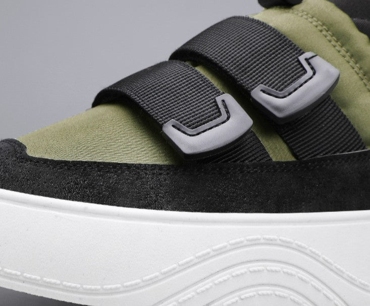 Zapatillas bajas de plataforma con banda elástica para jóvenes