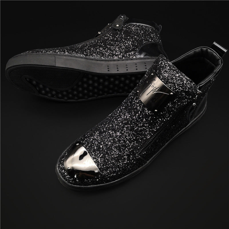 Botas Martin británicas con lentejuelas