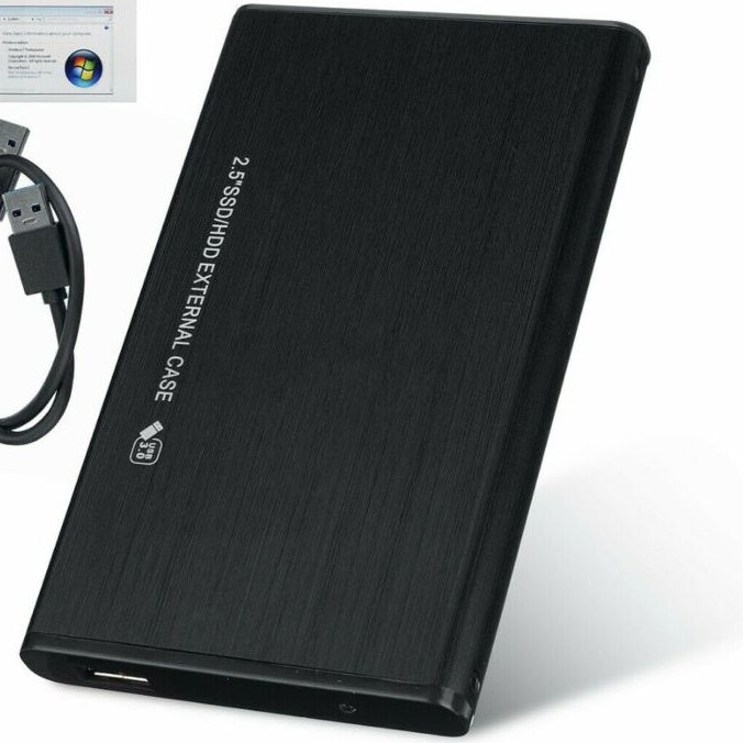 Caja para disco duro SSD SATA de 2,5 pulgadas con interfaz USB 3.0