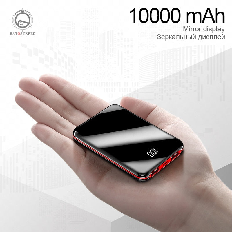 Batería externa Power Bank 8W, cargador portátil con doble salida USB para teléfono