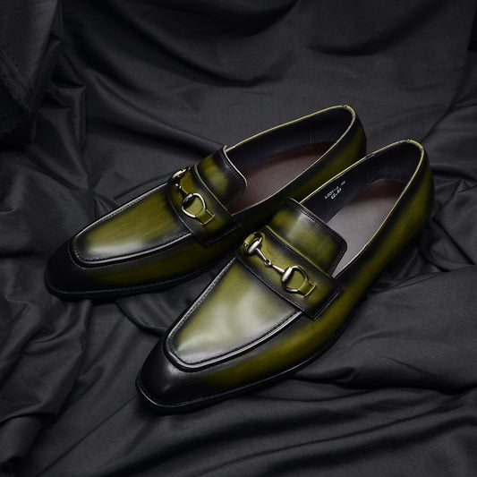 Trendy Summer Business Casual Fashion Cowhide Men's Shoes