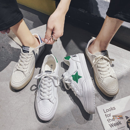Zapatos casuales retro de corte bajo para hombre que combinan con todo