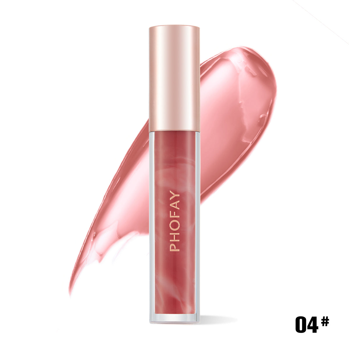Brillo de Labios Hidratante con Rosa Floreciente PHOFAY