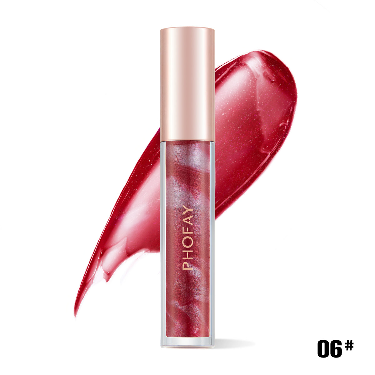 Brillo de Labios Hidratante con Rosa Floreciente PHOFAY