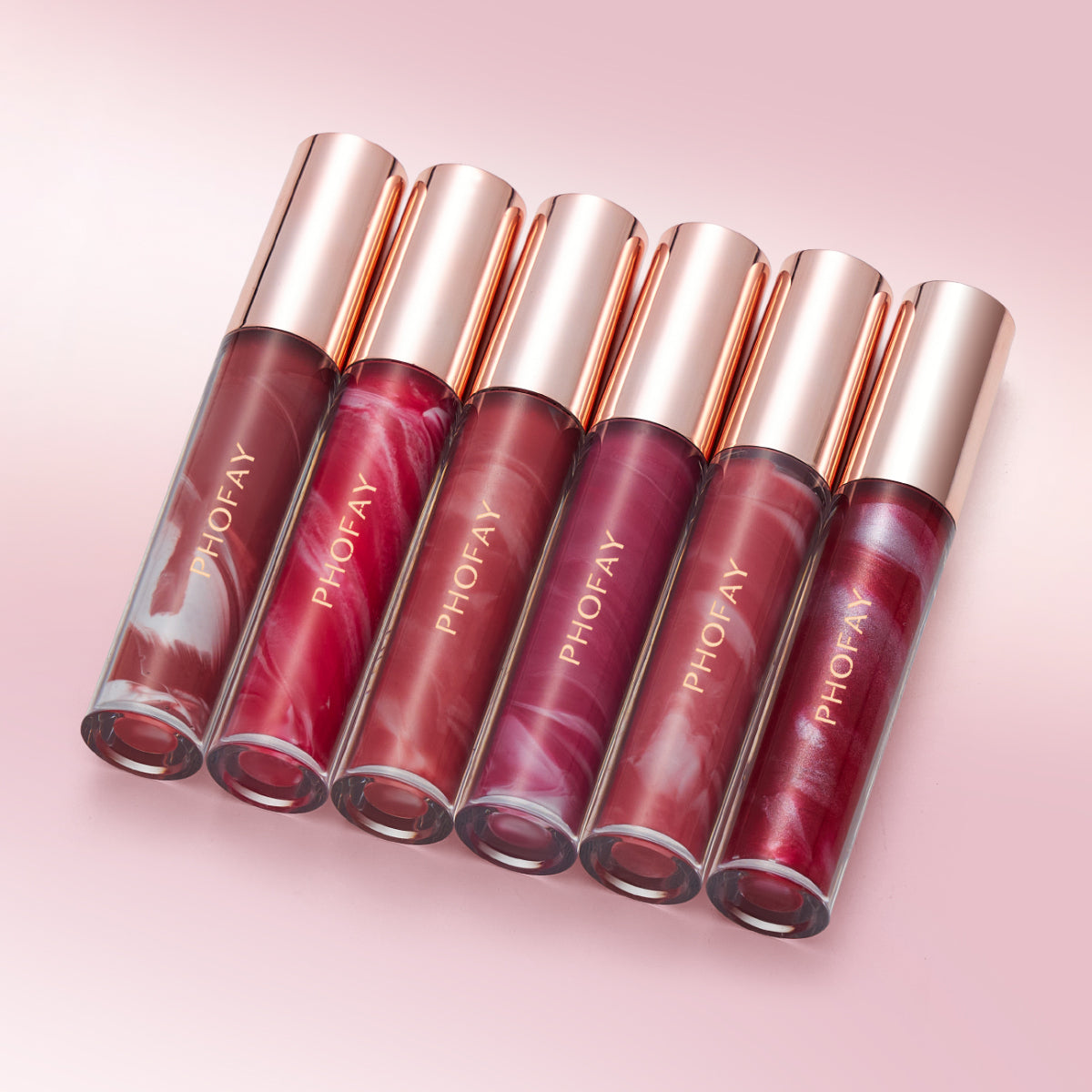 Brillo de Labios Hidratante con Rosa Floreciente PHOFAY
