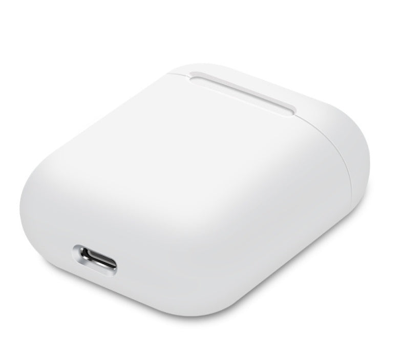 Compatible con Apple, funda protectora adecuada para la carcasa de protección de la caja de carga de auriculares inalámbricos Bluetooth, funda de silicona antiporatable