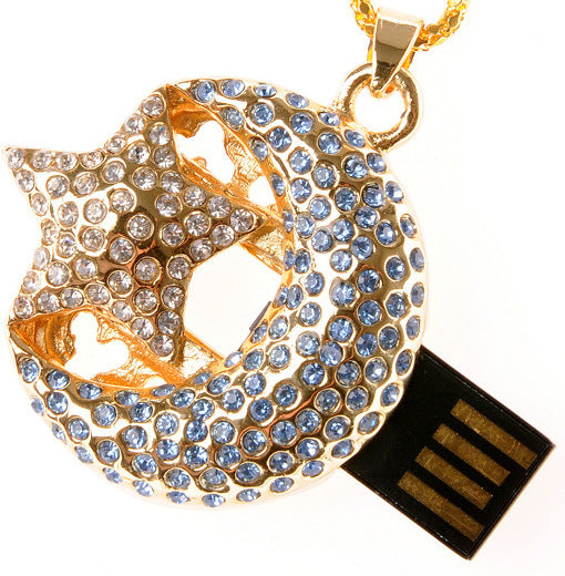 Unidad flash U Xingyue de joyería