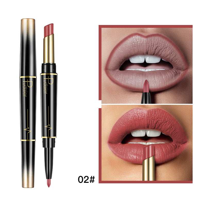 Delineador de labios doble