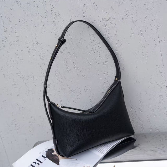 Bolso de mujer de cuero genuino para viaje diario, estilo versátil