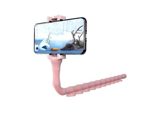 Soporte perezoso para teléfono móvil, gusano, soporte flexible con ventosa para teléfono para pared del hogar, escritorio, bicicleta