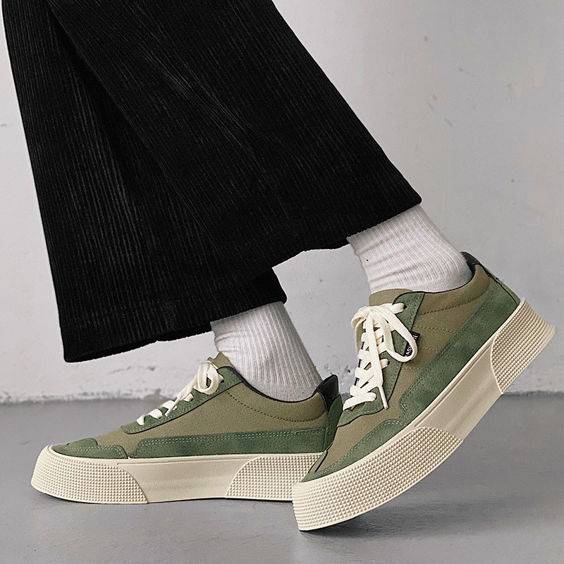 Zapatillas de plataforma bajas informales transpirables cómodas para estudiantes