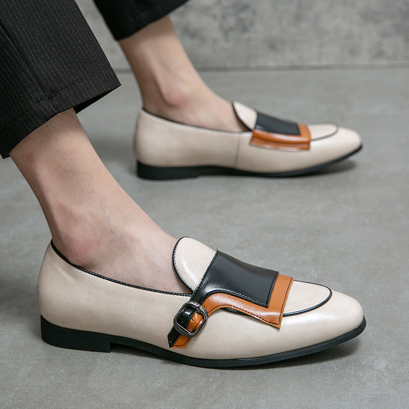 Zapatos de Cuero Tipo Mocasín "One Pedal" de Moda para Hombre