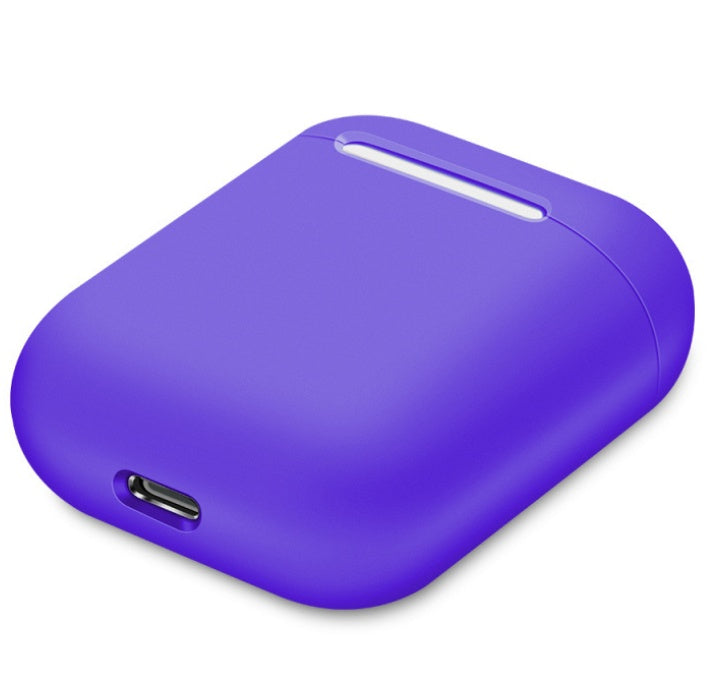 Compatible con Apple, funda protectora adecuada para la carcasa de protección de la caja de carga de auriculares inalámbricos Bluetooth, funda de silicona antiporatable