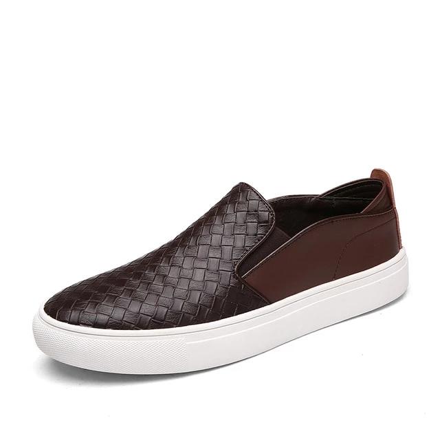 Zapatos planos casuales para hombre, resistentes al desgaste y a la moda