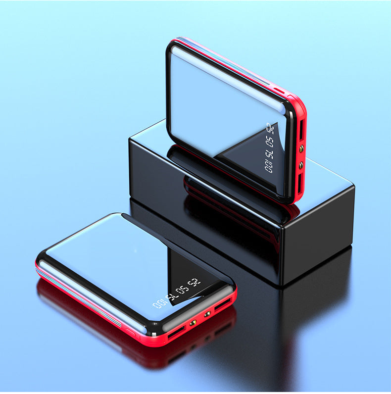 Batería externa de 20000 mAh con espejo de 3 secciones