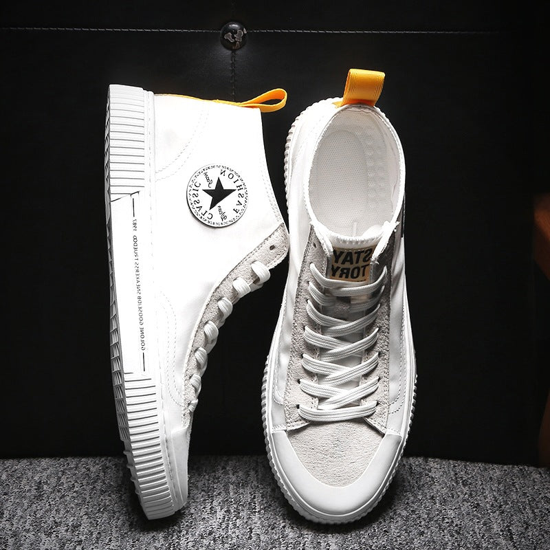 Zapatos casuales coreanos de tendencia salvaje británica