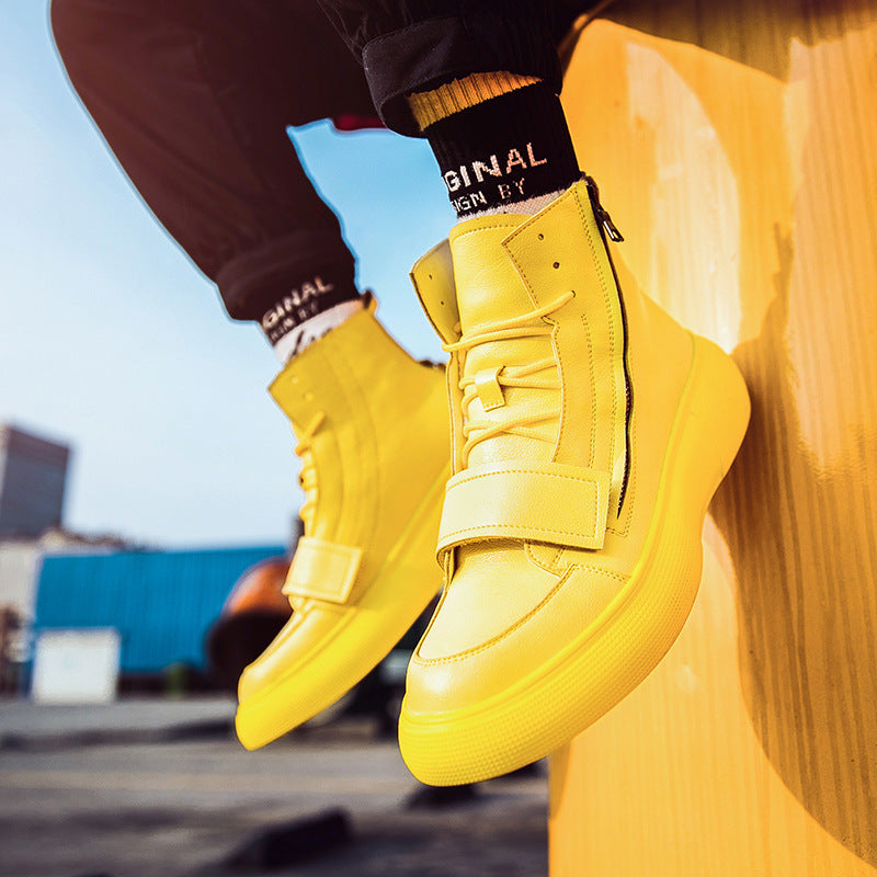 Zapatos de hombre personalizados con cremallera lateral