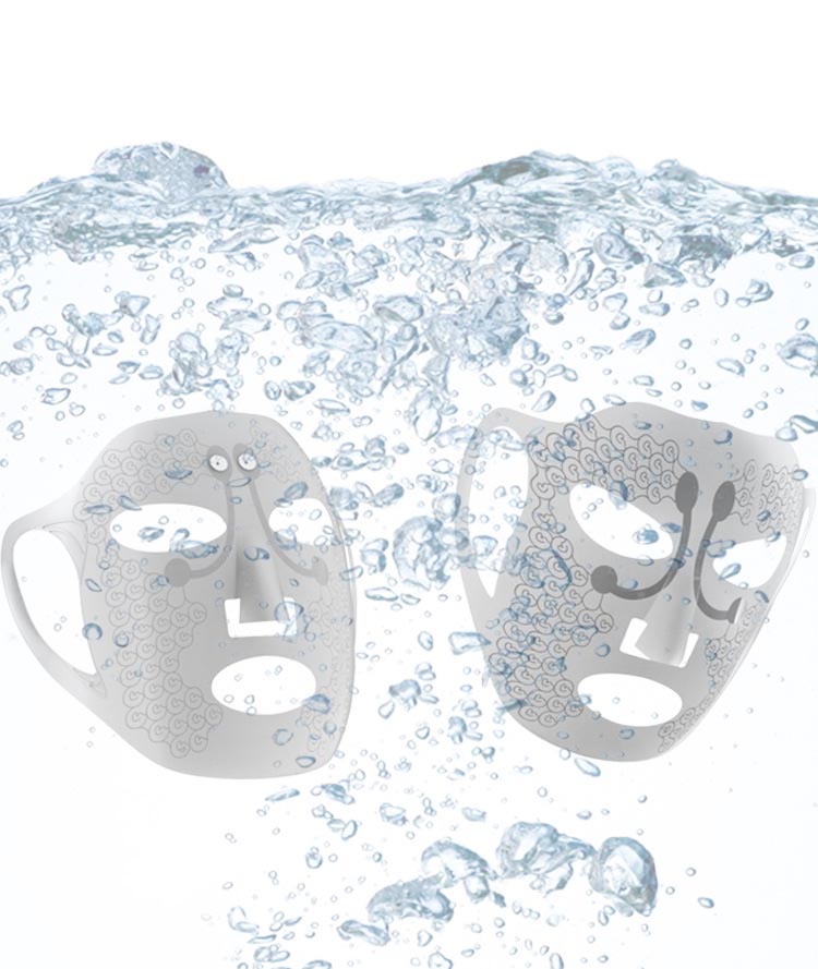 Mascarilla de masaje facial eléctrica Masajeador facial Reafirmante de la piel Hidrata Antiarrugas Reduce las arrugas Dispositivo de belleza Cuidado de la piel