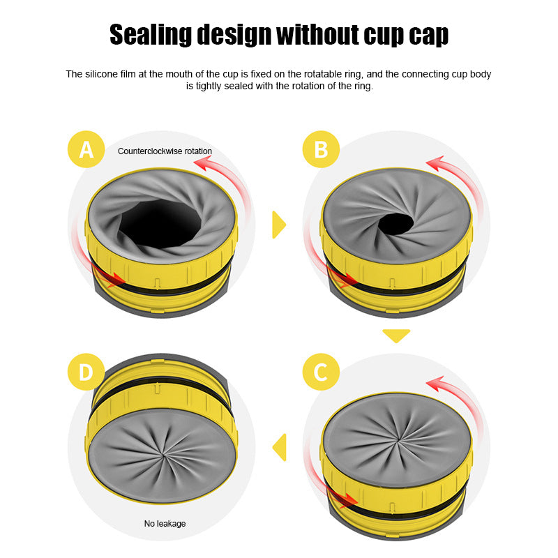 Taza de viaje sin tapa Twist Cup, taza portátil, vaso de doble aislamiento, botella de agua con pajita para niños y adultos