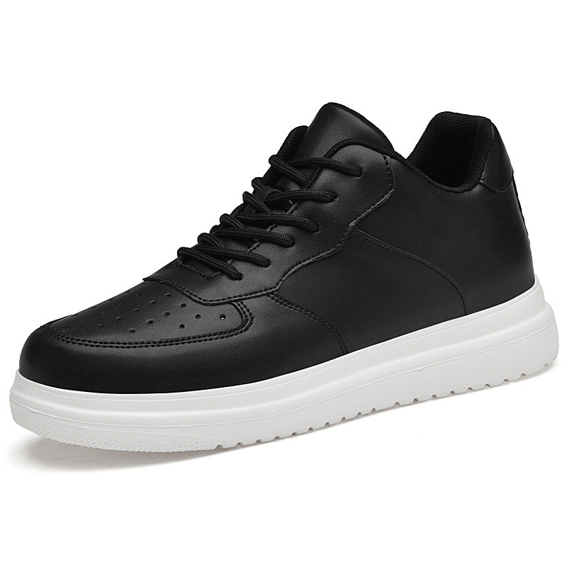 Zapatillas bajas blancas de estilo coreano informales para hombre