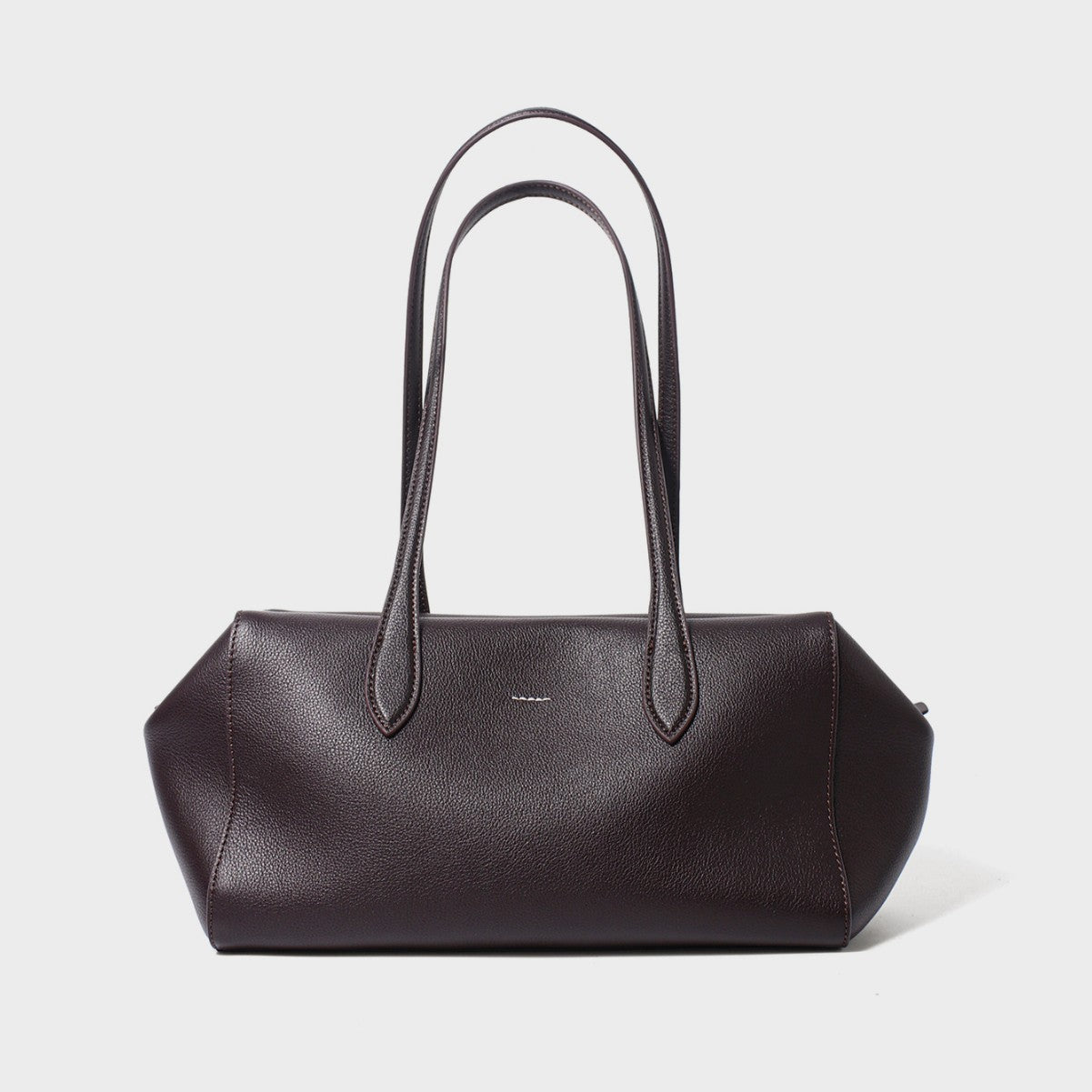 Womens Solid-Color High-Capacity Simple Commuter Tote Bag