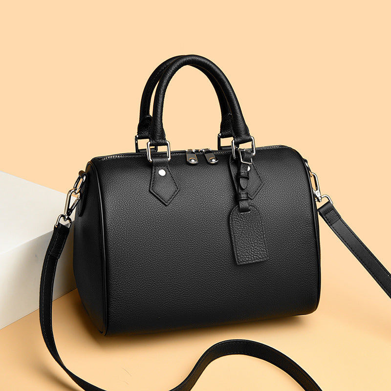 Nuevo Elegante Bolso Bandolera de Cuero Genuino para Mujer