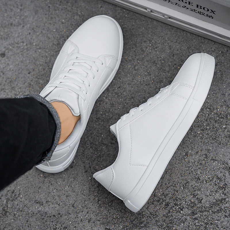 Zapatillas deportivas informales, ligeras y de suela blanda para hombre
