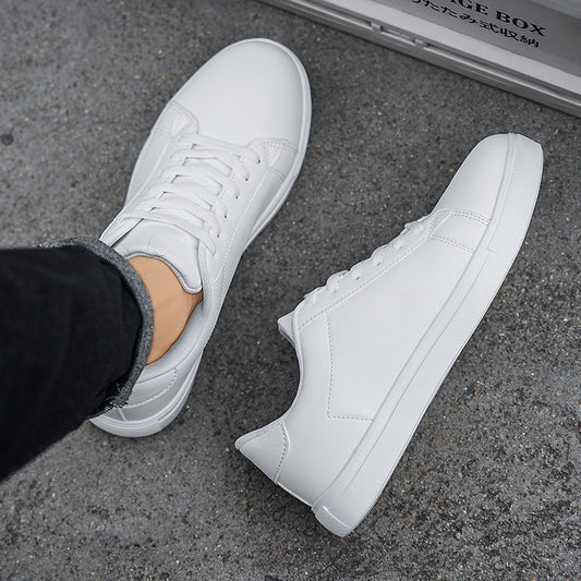 Zapatillas deportivas informales, ligeras y de suela blanda para hombre