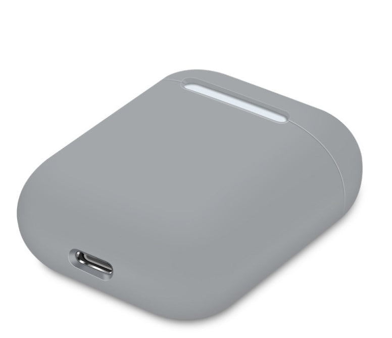 Compatible con Apple, funda protectora adecuada para la carcasa de protección de la caja de carga de auriculares inalámbricos Bluetooth, funda de silicona antiporatable
