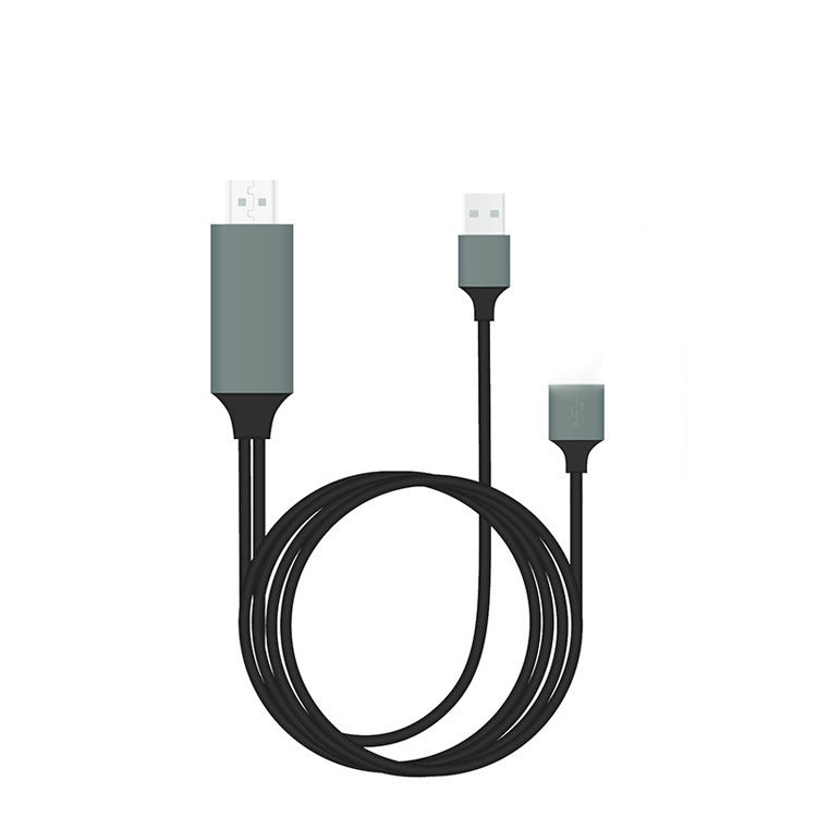 Cable de proyección tres en uno USB-C a HDMI para móvil