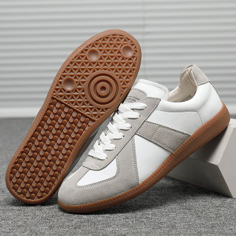 Zapatillas blancas retro unisex estilo japonés