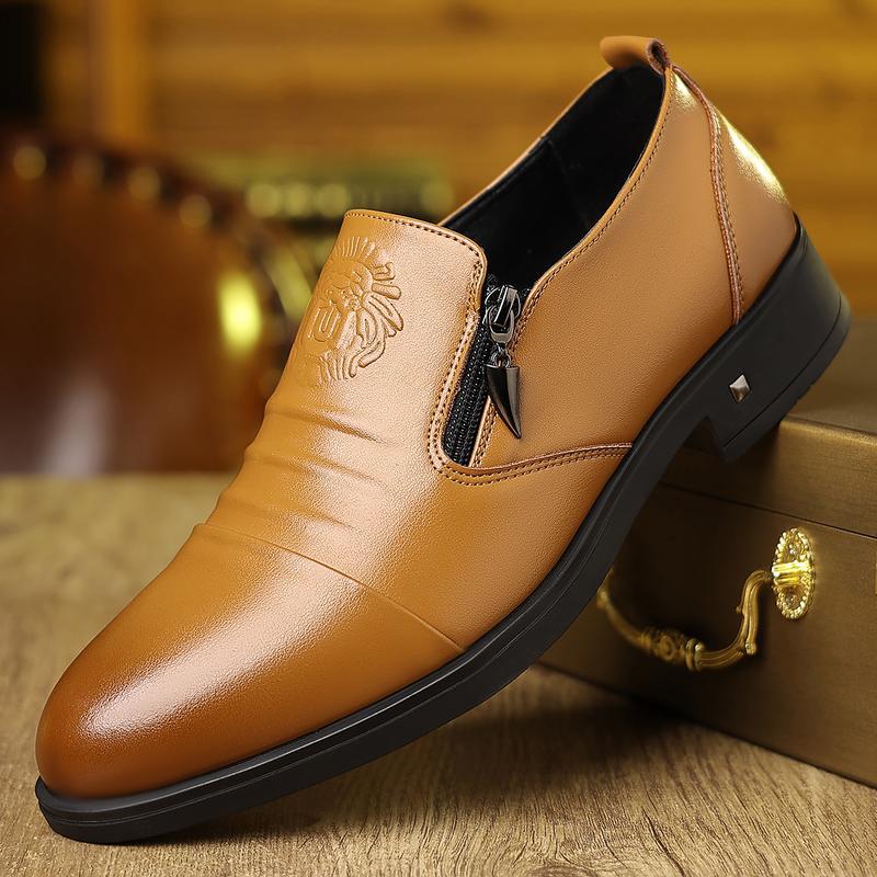 Office Shoes Nuevos Zapatos de Negocios Casuales de Moda de Caña Alta