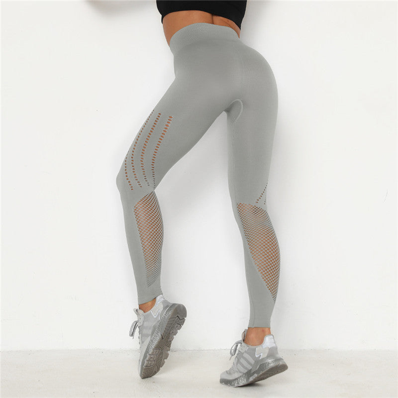 Pantalones elásticos de fitness para culturismo femenino con glúteos