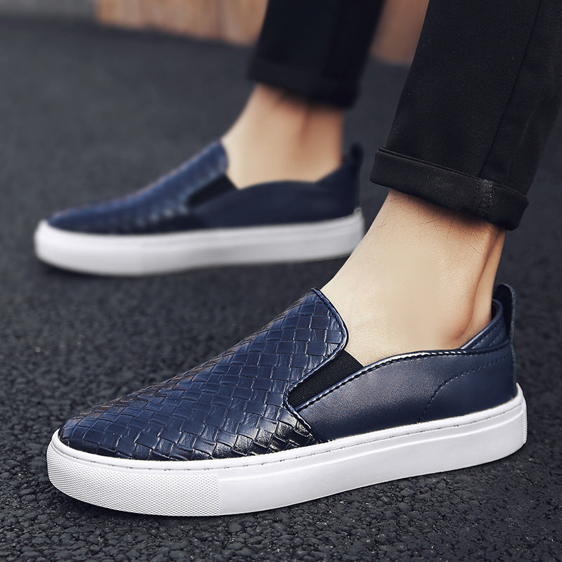 Zapatos planos casuales para hombre, resistentes al desgaste y a la moda