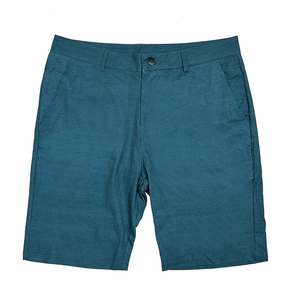 Mens Casual Dress Pants With A Belt That Offers Moderate Stretch