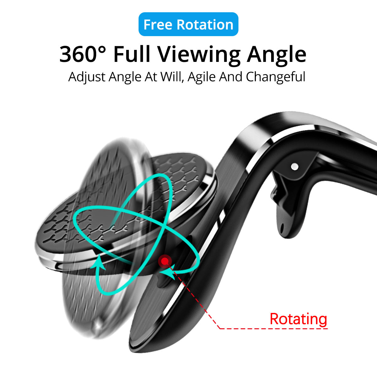 Magnetic Car Phone Holder Air Vent Magnet Mount Smartphone Phone Holder Car Rotation Bracket
