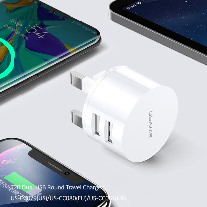 Cargador de teléfono portátil universal doble USB