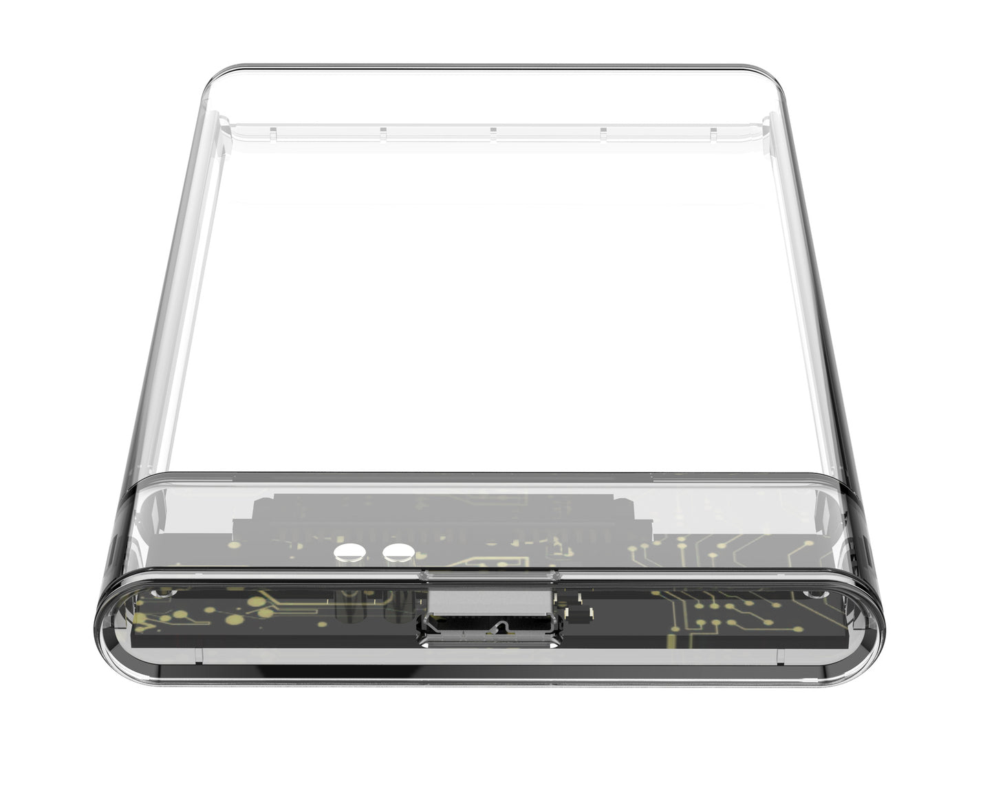 Caja transparente para disco duro