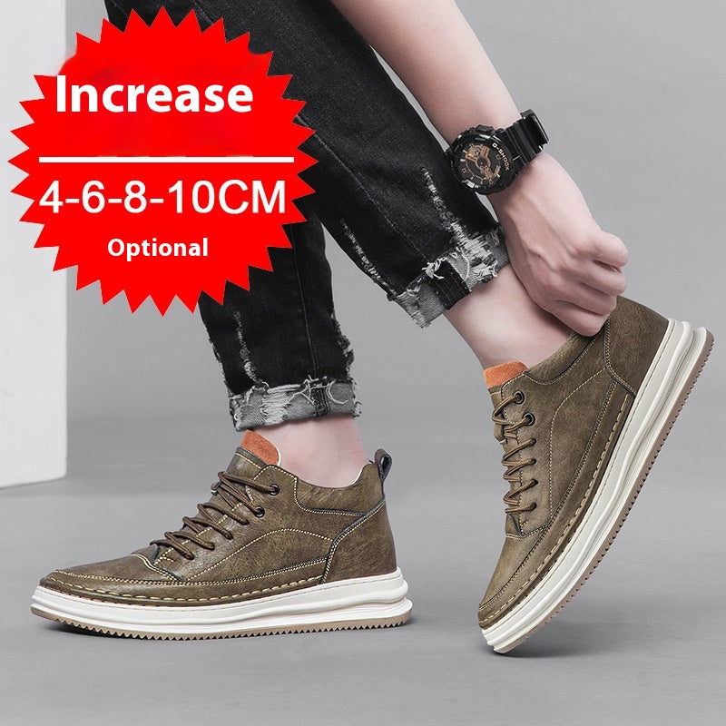 Zapatos invisibles para aumentar la estatura, zapatillas deportivas casuales para hombre