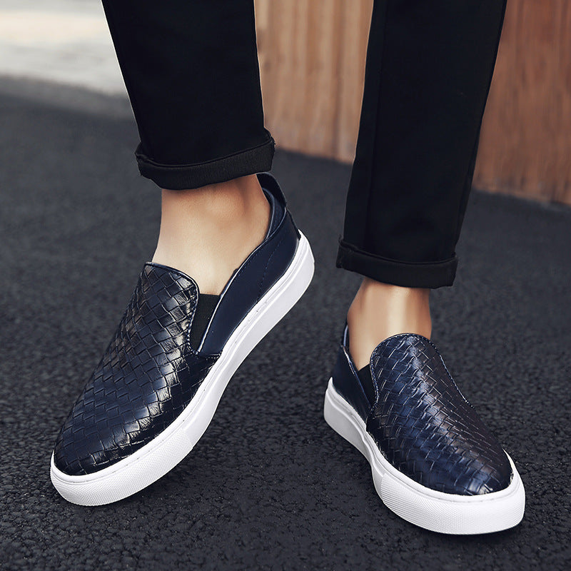 Zapatos planos casuales para hombre, resistentes al desgaste y a la moda
