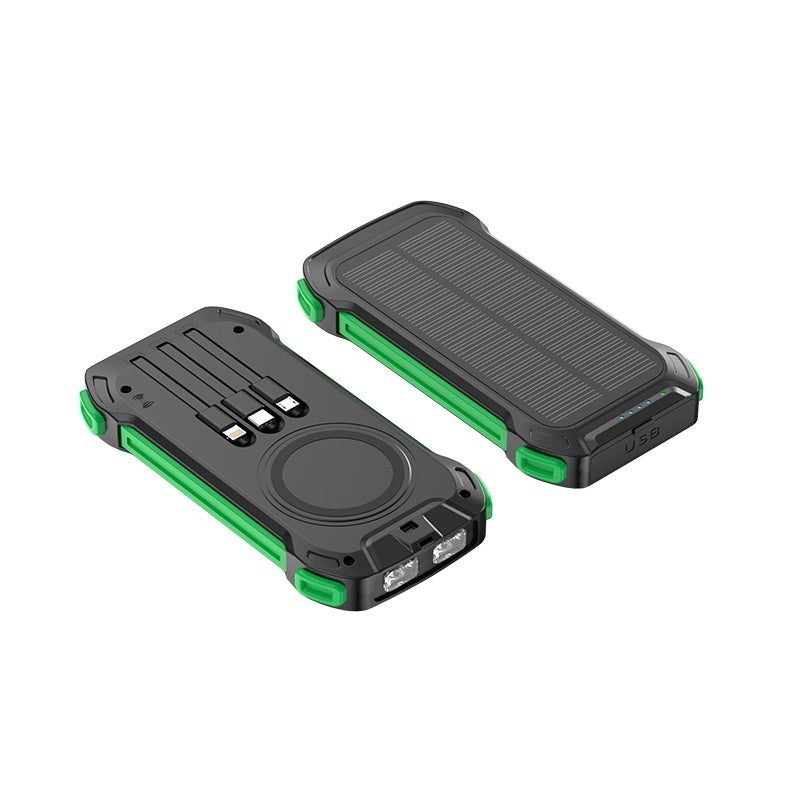 Cargador inalámbrico solar portátil