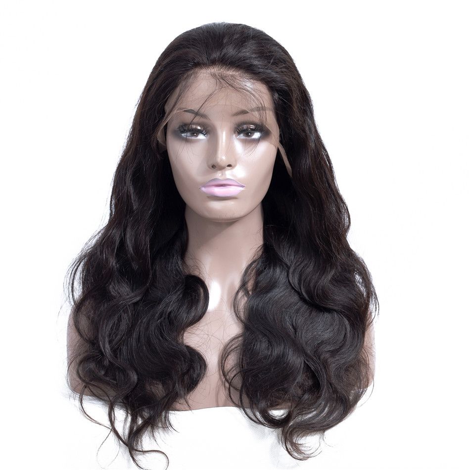 Peluca frontal de cabello humano