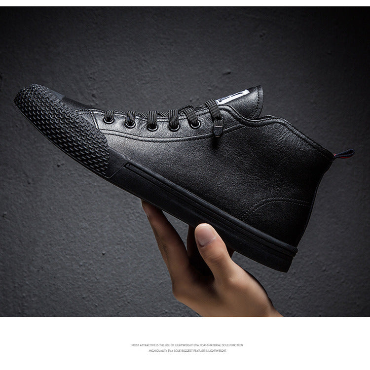 Zapatos de hombre de cuero genuino de vaca
