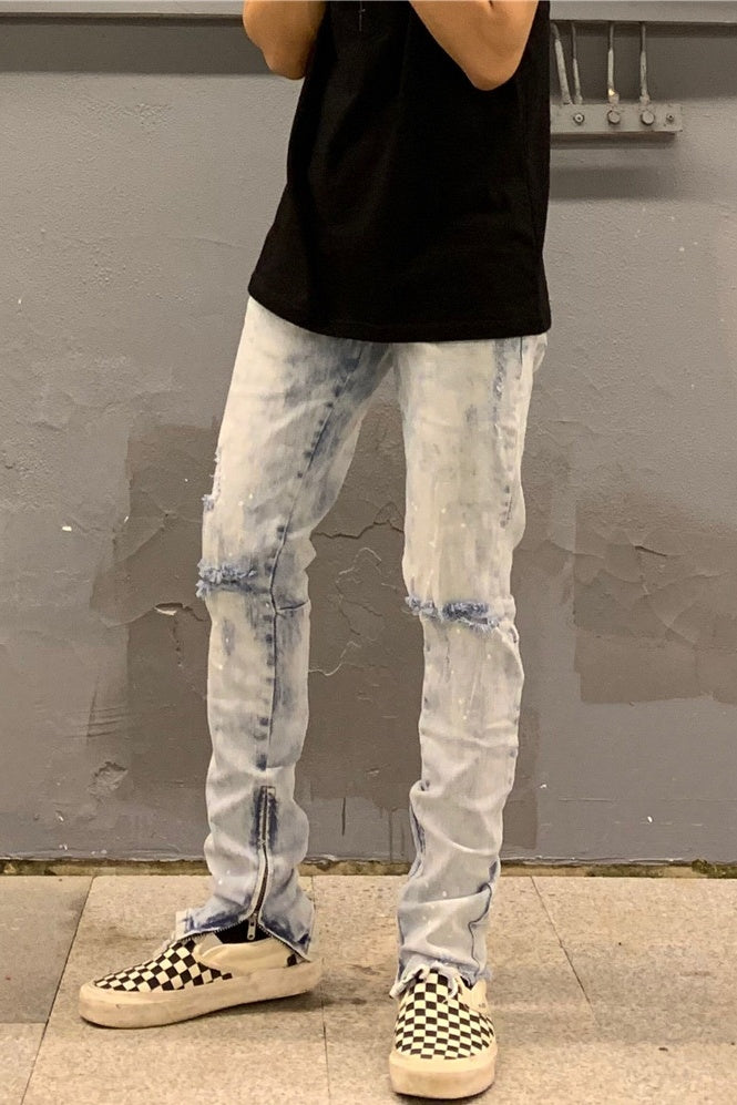 Jeans con cremallera