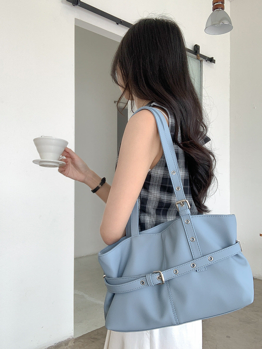 Spring Summer Commuter Tote Bag Fashionable Minimalist Style