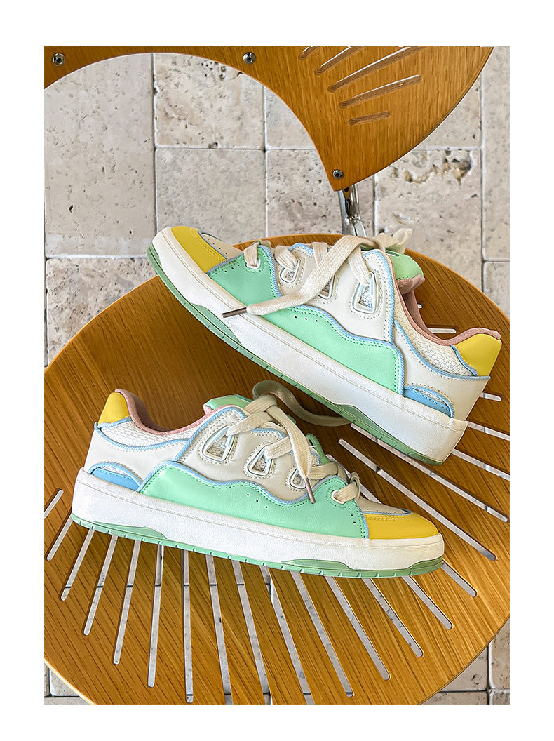 Zapatillas de hombre bonitas estilo retro de pareja, antideslizantes, tipo "pan"