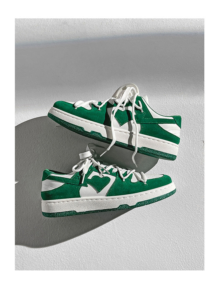 Zapatillas de estilo coreano Love Sneakers para niño, diseño versátil de interés especial, zapatillas deportivas de pareja estilo Hong Kong