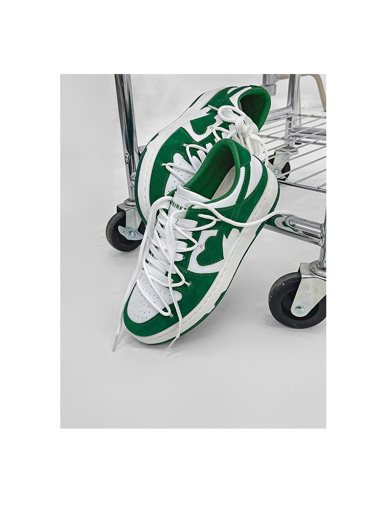 Zapatillas de estilo coreano Love Sneakers para niño, diseño versátil de interés especial, zapatillas deportivas de pareja estilo Hong Kong