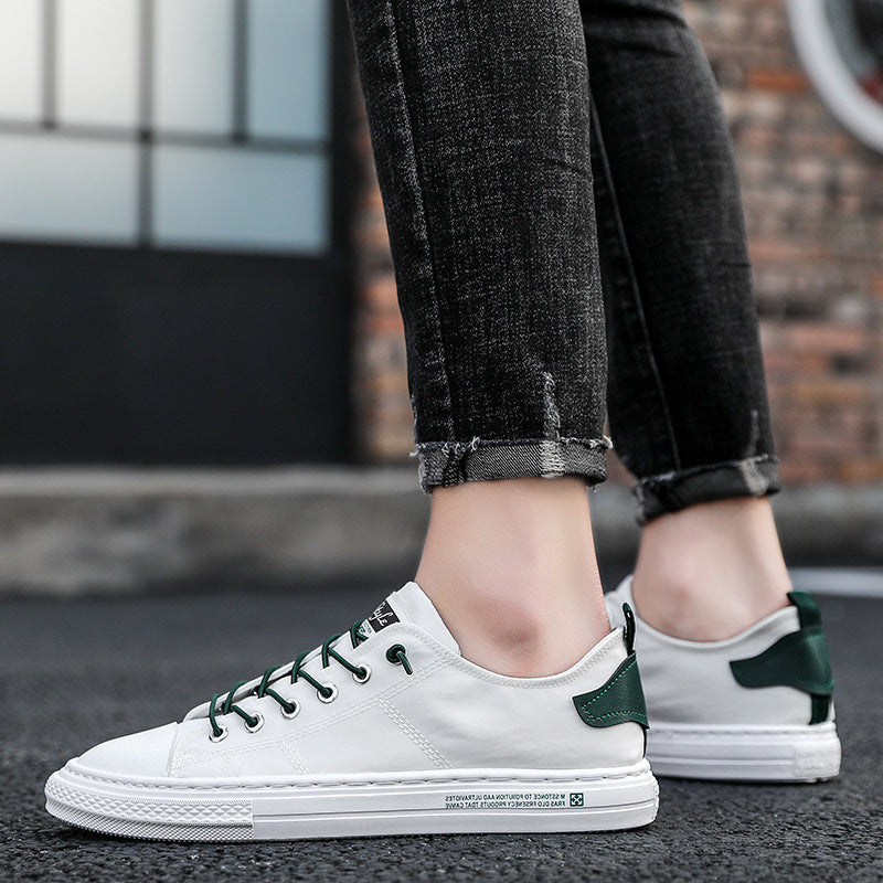 Zapatos informales planos de lona para hombre