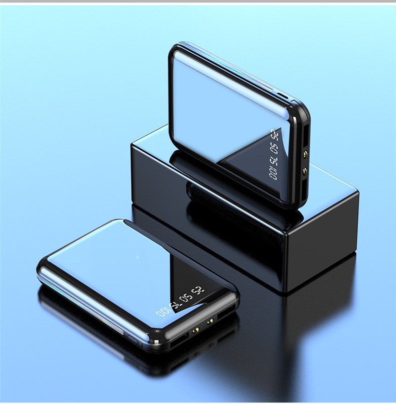 Batería externa de 20000 mAh con espejo de 3 secciones